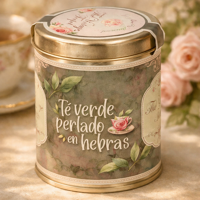 Té Verde Perlado Puro en Hebras